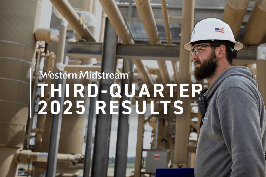 WES Announces Third-Quarter 2025 Results - Western Midstream